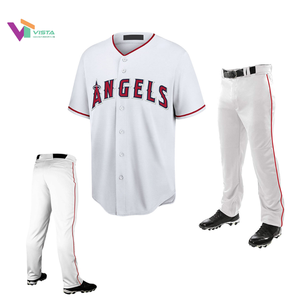 Pantalones de Béisbol Blancos, Uniforme Deportivo con Franja Lateral Roja, 100% Poliéster, para Invierno, Entrenamiento y Partidos - Product Image 5