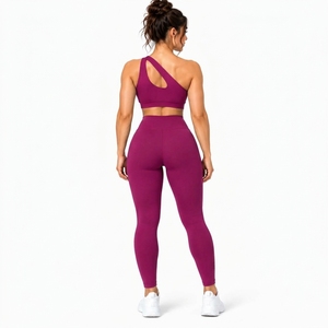 Nuevo Diseño al por Mayor, Conjunto de Yoga de Dos Piezas de Manga Larga Reciclado de Alta Calidad, Conjuntos Deportivos de Talla Grande para Mujer - Product Image 2