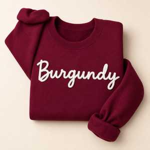 Sudadera Personalizada con Nombre de Equipo y Escuela, Cuello Redondo, Transpirable, Patrón de Letras, Chenilla 3D, OEM/ODM, Idea de Regalo - Product Image 3