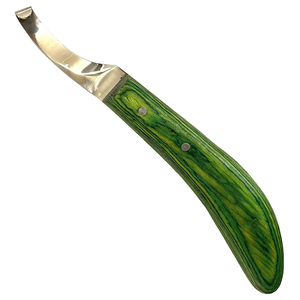 Cuchillo para Pezuñas de 7 Pulgadas con Hoja Curva de Acero Inoxidable y Mango de Madera, Herramienta Profesional Ajustable para Herradores de Caballos y Cabras, MOQ Bajo - Product Image 1