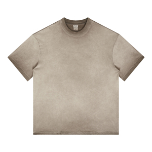 T-shirt vintage délavé à l'acide, design de logo personnalisé, en coton, pour homme, vierge, avec logo imprimé, t-shirt épais vintage délavé à l'acide pour homme - Product Image 3