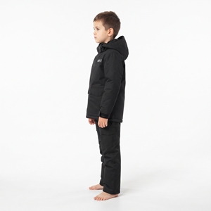 Ensemble veste et pantalon de ski pour garçons HAWK EYE, imperméable, à capuche, vêtements de neige, isolation synthétique, noir, vêtements d'extérieur - Product Image 2