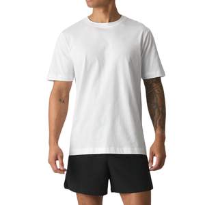 Camiseta Lisa para Hombre al por Mayor, Manga Corta, Informal, Suave, Transpirable, de Algodón, Básica, Cómoda para Uso Diario en Verano - Product Image 5