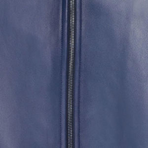 เสื้อแจ็คเก็ตหนังแกะแท้สำหรับผู้ชาย คอตั้ง สไตล์เรโทร สำหรับขี่มอเตอร์ไซค์ สีน้ำตาล กันน้ำ กันลม ป้องกันภัย - Product Image 6