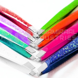 Pinzas Cosméticas para Cejas RMI, Pinzas para Cejas de Acero Inoxidable Sostenible en Todos los Colores y Juego de Tijeras con Estuche de Cuero, Logotipo Personalizado - Product Image 3