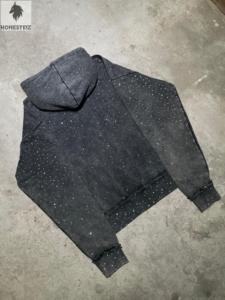 เสื้อสเวตเตอร์แบบสวมหัวแขนยาวผ้าคอตตอนระบายอากาศมีซิปพิมพ์ลายฤดูใบไม้ร่วง - Product Image 3