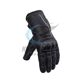 Gants de moto en cuir légers avec coutures robustes, flexibles, antidérapants et respirants – Design élégant et fonctionnel - Product Image 5