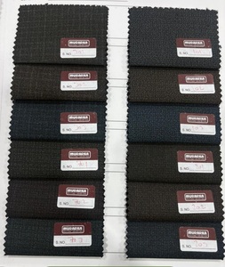 Premium Lightweight Woven Viscose Polyester Blend <b>Fabric</b> Wrinkle Resistant Solid Slub Stretch Dot Boys Suits Garments - Product Image 4
