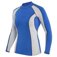 Vente en gros de rashguards de surf personnalisés à manches longues en Spandex/Polyester unisexe UPF50 à séchage rapide 220g, service OEM, logo personnalisé