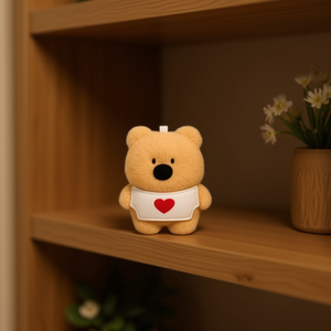 Ornamento Decorativo a Forma di Orso con Cuore di Ilan, 1 Pezzo, Decorazione per la Casa - Product Image 3