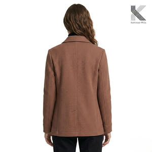 Chaqueta Larga de Algodón y Elastano para Mujer, Estilo Overshirt Casual, OEM ODM - Product Image 2