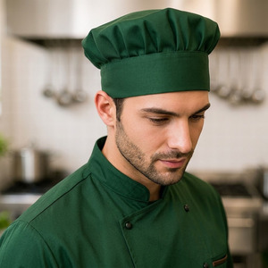 Conjunto de Uniforme de Chef de 4 Piezas, Chaqueta, Delantal, Gorro y Pantalones de Poliéster y Algodón, Transpirable, Antipilling, Ropa de Trabajo - Product Image 6