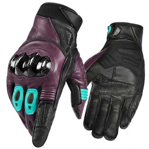 Urban Street Motorbike Leather <b>Gloves</b> Short Cuff Biker Gear <b>Touchscreen</b> Compatible USA Europe Trending Fashion - Product Image 4