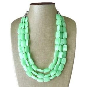 Latest Ancient <b>Artificial</b> Handmade Resin <b>Jewellery</b> Necklace Women Partywear Events Wedding Christmas Resin <b>Jewellery</b> for Sale - Product Image 1