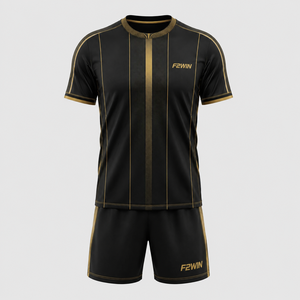 Conjunto de Camiseta de Fútbol Blanca para Hombre F2WIN, Manga Corta, Cuello en V, Transpirable, Cintura Elástica, Uniforme Deportivo de Malla para Todas las Temporadas, Personalizable - Product Image 3