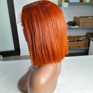 ผมต่อเวียดนามแท้คุณภาพสูงแบบขายส่ง ชุดสีส้ม พร้อม HD Closure Lace ผมเวอร์จิ้นเวียดนาม แบบเย็บด้วยเครื่องจักรสองชั้น - Product Image 4