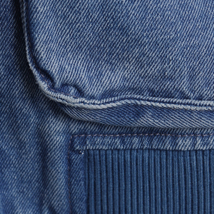 <b>Men's</b> Denim <b>Jacket</b> <b>Utility</b> Style Zipper Front Stonewashed Cotton Regular Fit Pockets Autumn Wear <b>Mens</b> <b>Jacket</b> Wholesale - Product Image 3