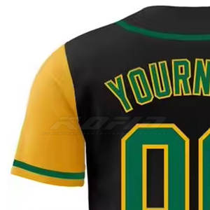 Camiseta de Béisbol Personalizada para Equipo, Uniforme Deportivo Personalizado, Ropa Deportiva Transpirable, Conjunto Deportivo, Camiseta de Béisbol Personalizada - Product Image 4