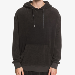 Sudadera Oversize Negra para Hombre con Cuello Alto, 100% Algodón French Terry, Corte Regular, Diseño con Bolsillo, Bordada, para Invierno - Product Image 1