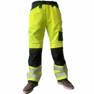 Pantalons de travail de sécurité multi-poches, extensibles, vente en gros, unisexe, haute qualité, personnalisables, haute visibilité, respirants, en promotion - Product Image 1