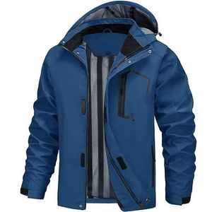 Vente directe usine – Veste softshell homme personnalisable avec logo, col montant, respirante, écologique, hiver - Product Image 3