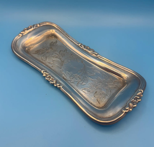Assiettes rectangulaires en acier inoxydable et aluminium de style nordique européen 2026, assiettes à gâteau plates en métal rétro gaufré pour restaurant - Product Image 1