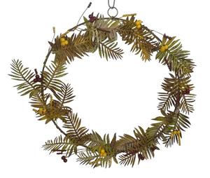 Guirnalda Navideña de Metal con Hojas, Hecha a Mano, Ecológica, Estilo Moderno, para Decoración Navideña y Regalos de Año Nuevo - Product Image 3