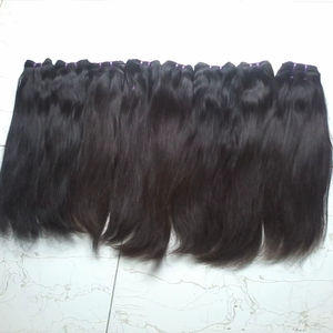 Extensions de cheveux humains vierges Remy ondulés, double trame, couleur naturelle, 4 oz, fournisseur indien Seven, les plus vendues - Product Image 1