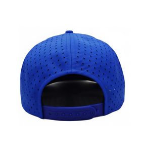 หมวกแก๊ปทรง Snapback สีกรมท่า 6 แผง ปรับขนาดได้ เหมาะสำหรับทุกเพศ ใช้ได้ทั้งในและนอกบ้าน สวมใส่สบาย ปรับขนาดได้ รับผลิตตามแบบ OEM จากโรงงานในอินโดนีเซีย - Product Image 3