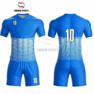 Uniformes de Fútbol Personalizados para Hombre, 100% Poliéster Transpirable, Manga Corta, Verano, con Nombre del Equipo, Venta Caliente - Product Image 5