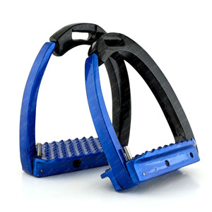 Étriers de sécurité d'équitation de conception supérieure Étrier équestre antidérapant Étrier de sécurité en aluminium équin Double ressort léger - Product Image 3