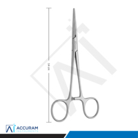 Pinces hémostatiques droites Crile 160 mm, pince artérielle chirurgicale en acier inoxydable, hémostatique à verrouillage manuel, classe I, CE 3 ans