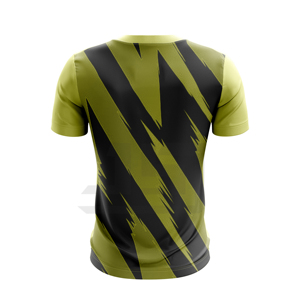 Camiseta Elegante para Hombre, Tejido de Spandex/Poliéster, Cuello Redondo, Estampado Tie-Dye, Ajuste Cómodo, Camisa Casual de Manga Corta para Uso Diario - Product Image 3