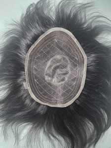 Prothèse capillaire en cheveux naturels indiens Remy, mono-soudée, entièrement en dentelle, ondulée, Taz Hair BD Bangladesh - Product Image 2