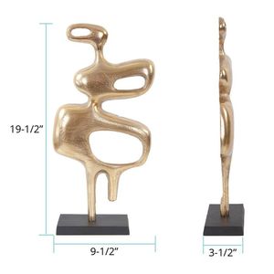 Objetos decorativos de metal de lujo que añaden profundidad a los temas de decoración moderna. - Product Image 2