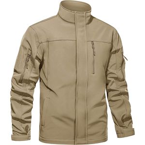 Veste softshell homme noire et bleue, col montant, fermeture éclair, respirante, coupe classique, pour l'automne - Product Image 1