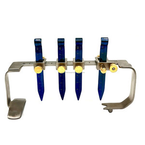 ชุดเครื่องมือวัดจมูกแบบดิจิตอล Davis Nasal Projectometer สำหรับการผ่าตัดข้อต่อและศัลยกรรมจมูก ทำจากสแตนเลส สีฟ้า - Product Image 1