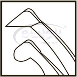 Inamura Capsulorhexis Forceps Curved w/ Marks 1.8mm Incision Stainless Steel Ophthalmic <b>Instrument</b> By Blush <b>Surgical</b> - Product Image 5