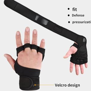 Customized Logo Weightlifting Sports Workout <b>Gloves</b> with Wrist Support <b>Weight</b> Lifting <b>Gloves</b> for Gym Palm Protection Cycling - Product Image 6