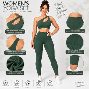 ชุดโยคะสำหรับผู้หญิง วัสดุคุณภาพสูง ดีไซน์ใหม่ สำหรับผู้หญิง ที่ร้านขายชุดโยคะ - Product Image 3