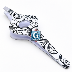 Pince à épiler pour sourcils en acier inoxydable de haute qualité, design personnalisé, avec pointe inclinée pour l'épilation des sourcils - Product Image 1