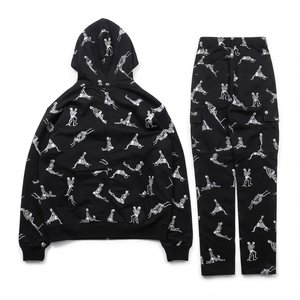 <b>Wholesale</b> Custom Allover Printed Men's <b>Tracksuits</b> For Winter <b>High</b> <b>Quality</b> Men Article For Streetwear Breathable Fabric Autumn - Product Image 3
