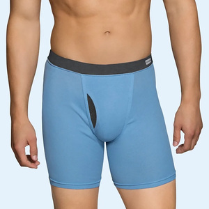 Calzoncillos bóxer para hombre al por mayor con logotipo personalizado directo de fábrica, cintura elástica, ropa interior informal, opción multicolor, Bangladesh - Product Image 4