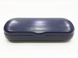 กล่องใส่แว่นตาทรงสี่เหลี่ยมผืนผ้าสีน้ำเงินเข้มแบบแข็งเรียบง่าย - Product Image 3