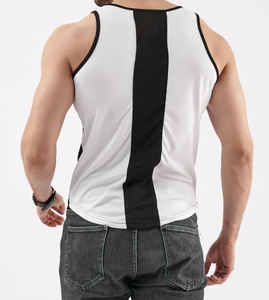 Vêtements de sport sublimés, débardeur de musculation sans manches avec logo, débardeur homme, t-shirt sublimation homme - Product Image 2