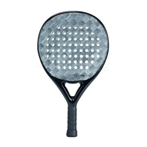 Custom Logo Padel Racket Best Material Top Selling Lightweight High <b>Control</b> Balanced <b>Grip</b> Padel Racket - Product Image 1