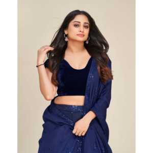 Vêtements de créateur indiens et pakistanais Séquence et fil de travail Lehenga Choli - Product Image 4