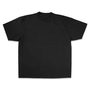 T-shirts pour hommes en coton 100% 240g/m², qualité luxe, coupe ample et carrée, épaules tombantes, design personnalisé, qualité supérieure, vierges - Product Image 2