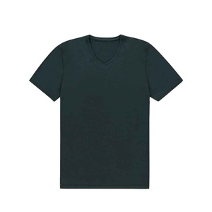 High Quality Regular Fit Solid Design <b>Polyester</b> Cotton Blend Breathable Quick Dry Eco Friendly Men's <b>T</b> <b>Shirts</b> - Product Image 3