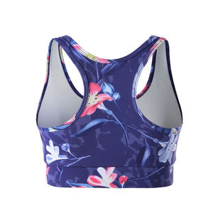 Sujetador Deportivo Sublimado Personalizado para Mujer, Fabricante OEM, Transpirable, Elástico, de Alta Sujeción, Sin Costuras en la Parte Delantera - Product Image 2